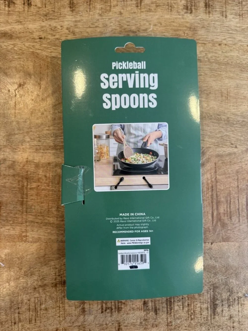 Pickleball solid beachwood